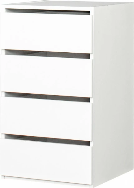 Kontenerek do szafy przesuwnej (4 szufl.) szer. 45cm (biały)