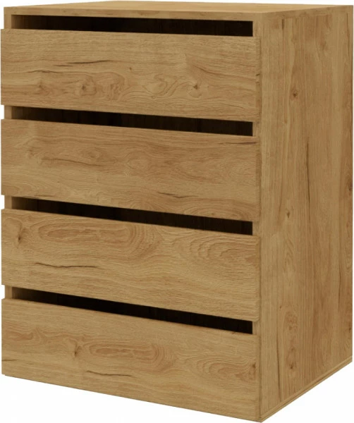 Kontenerek do szafy przesuwnej (4 szufl.) szer. 60cm (dąb Soma ciemny)