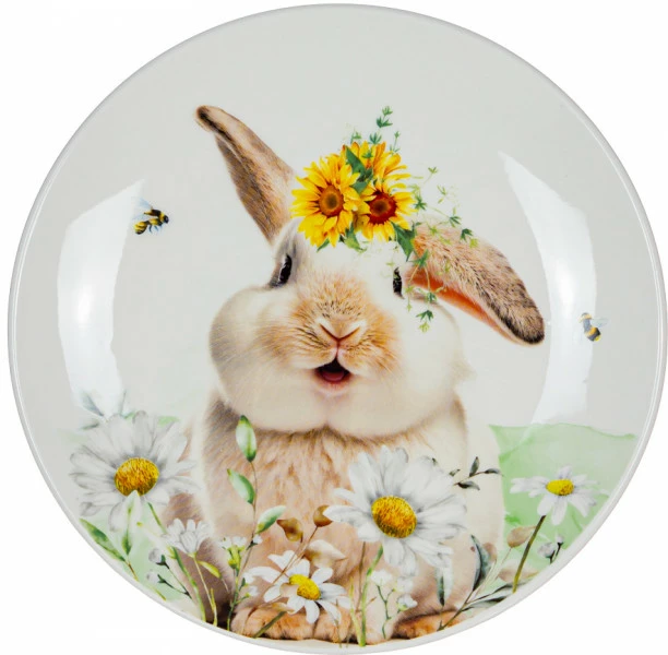 Talerz deserowy wielkanocny Easter 21 (biały)