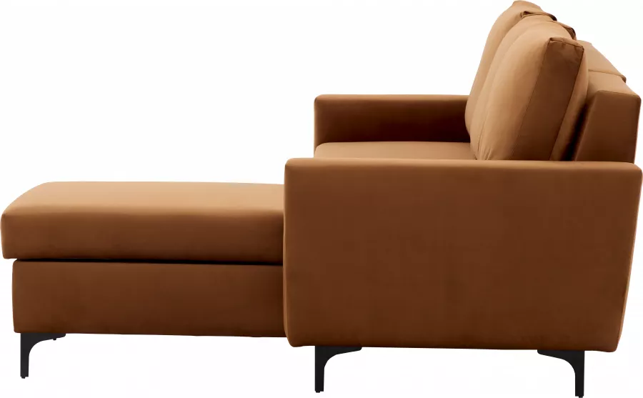 Narożnik Milano (plusz rudy)