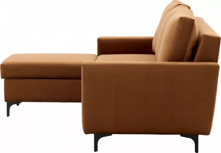 Narożnik Milano (plusz rudy) 