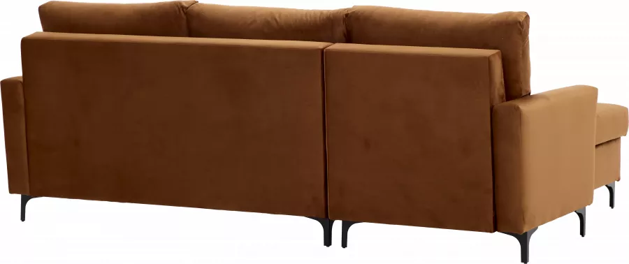 Narożnik Milano (plusz rudy)