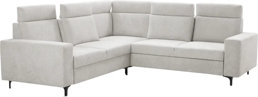 Narożnik Nairobi (rojal jasny szary)