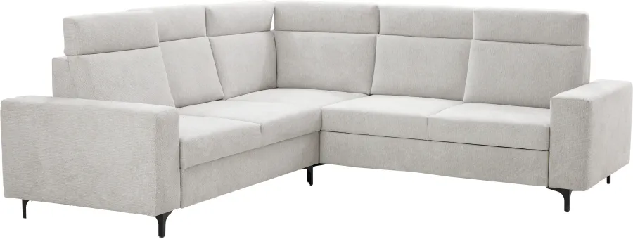 Narożnik Nairobi (rojal jasny szary)