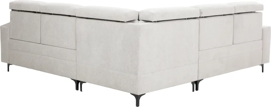 Narożnik Nairobi (rojal jasny szary)