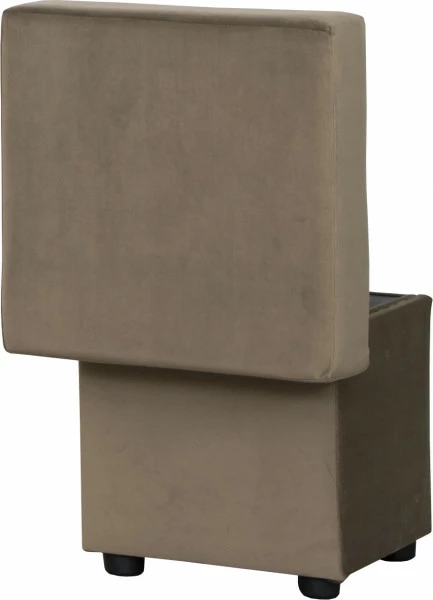 Puf otwierany (plusz brąz)