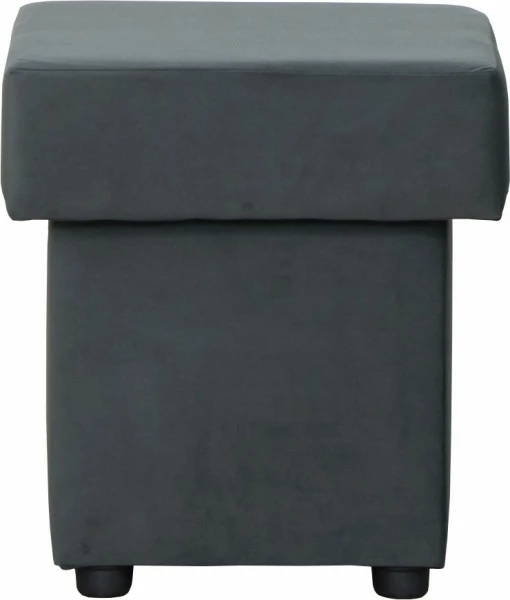 Puf otwierany (plusz grafit)