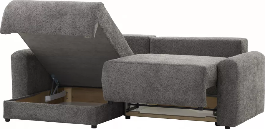 Narożnik Softina (boucle grafit) 