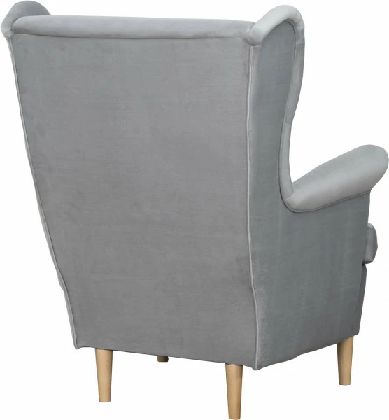 Fotel Werina (plusz srebrzysty) 