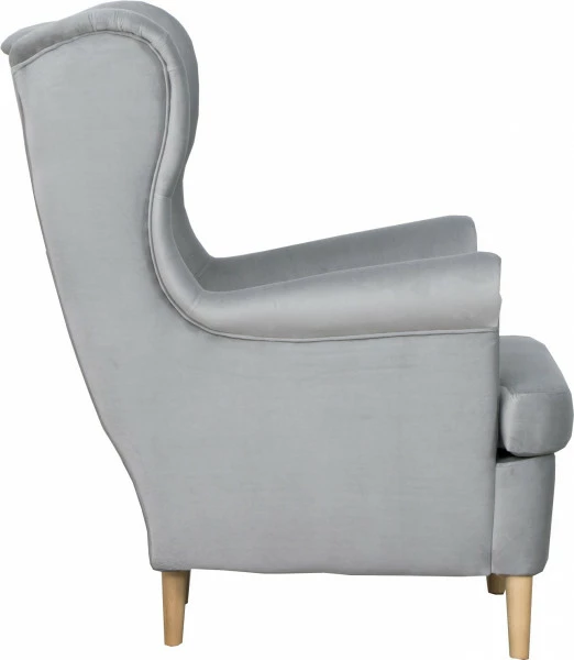 Fotel Werina (plusz srebrzysty) 