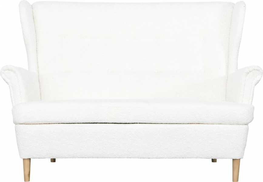 Sofa 2-osobowa Werina (boucle kremowy) 