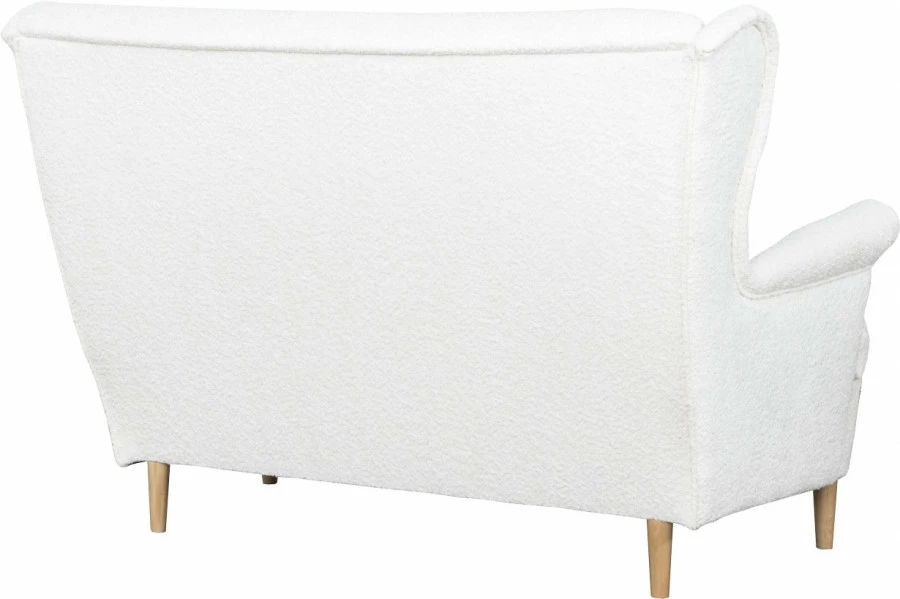 Sofa 2-osobowa Werina (boucle kremowy) 