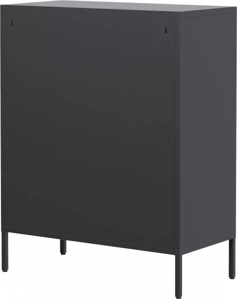 Witryna metalowa 2 drzwiowa Groovi 1 (czarny)