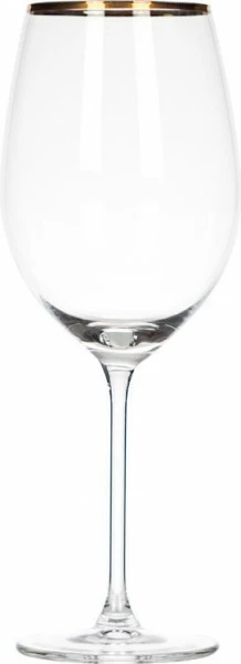 Zestaw kieliszków do wina (6szt.) Avangarda 4 (zdobione złotem)