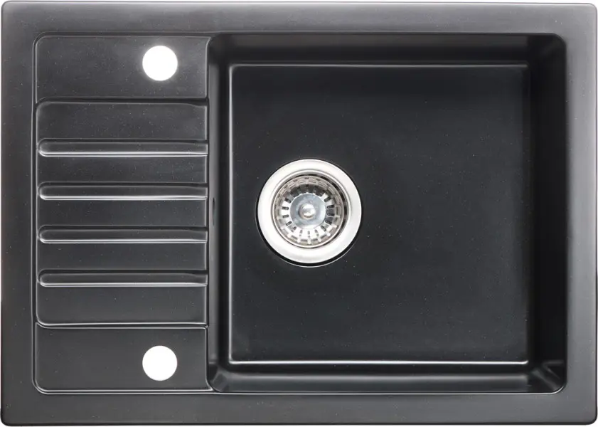 Zlew 1-komorowy Lomo 9 (czarny)