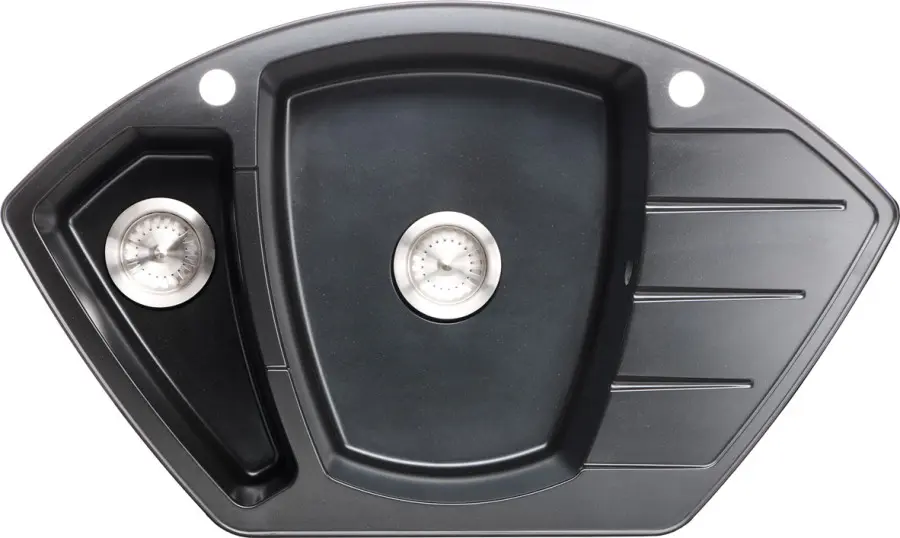 Zlew narożny Hornet 3 (czarny)