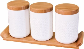 Pojemnik 1 (3-elem.) Palomo (biały) 