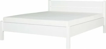 Łóżko 2-osobowe 160 Aga (biały połysk)