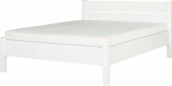 Łóżko 1-osobowe 120 Aga (biały połysk) 