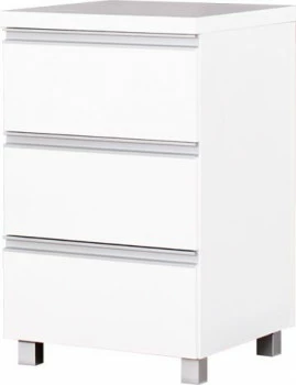 Kontener szufladowy Aga (biały połysk) 