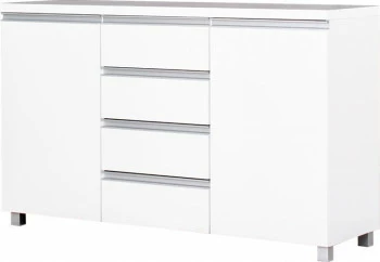 Komoda Aga (biały połysk)