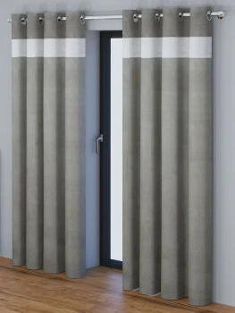 Zasłona Kosino 1 (grafit/ekoskóra) 