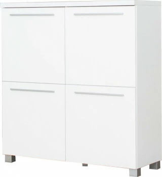 Komoda 4-drzwiowa Panama (biały połysk)
