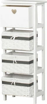 Szafka łazienkowa Skandina 2 (biały) 