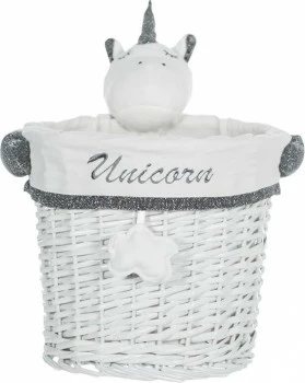 Kosz wiklinowy 18-4 z jednorożcem 