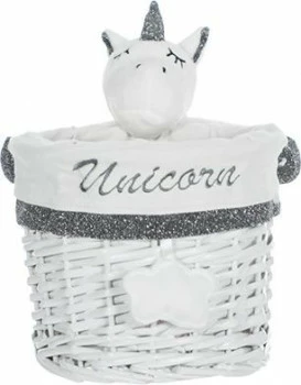 Kosz wiklinowy 18-3 z jednorożcem 