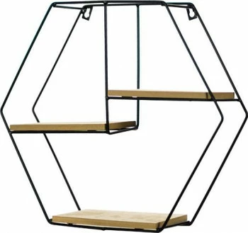 Półka metalowa Ravia 6 (czarny) 