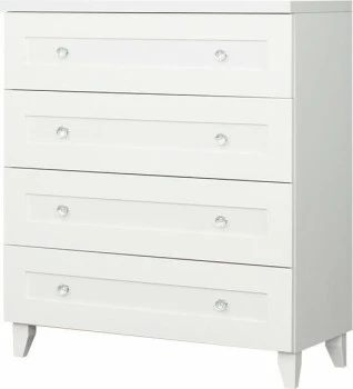 Komoda 4-szufladowa Majorka (biały) 