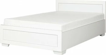 Łóżko 1-osobowe 120 Majorka (biały) stelażem i pojemnikiem