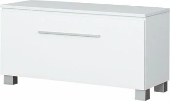 Szafka/siedzisko na obuwie Panama (biały połysk)