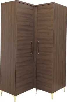 Szafa narożna Bari (orzech Foresta) 