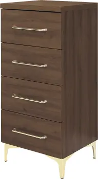 Komoda 50 z 4 szufladami Bari (orzech Foresta) 
