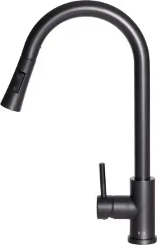 Bateria zlewozmywakowa stalowa EDERA 8 (czarna) 