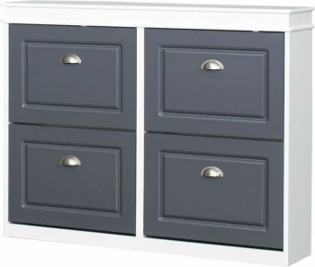 Szafka na buty 4-drzw. Alessa (szara) 