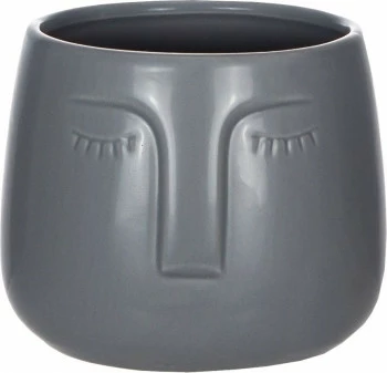 Doniczka-głowa Goldi (szary) 