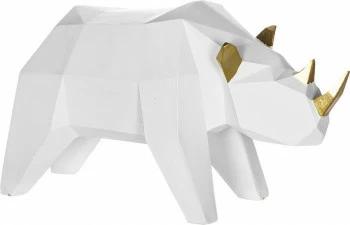 Figurka duży nosorożec Geo 81 (biały) 