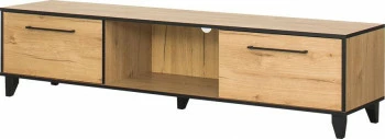 Szafka RTV z drzwiczkami i półką Floryda (dąb Soma ciemny)
