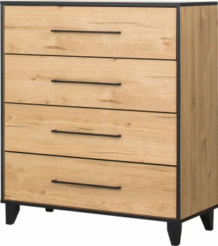 Komoda z 4 szufladami Floryda (dąb Soma ciemny)