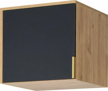 Nadstawka na półszafę (lewa) Floryda (grafit/dąb Soma ciemny)