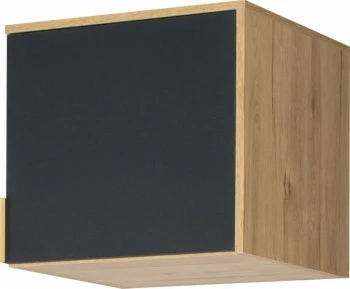 Nadstawka na półszafę (prawa) Floryda (grafit/dąb Soma ciemny)