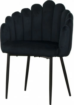 Fotel Biszkopt (czarny) 
