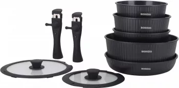 Zestaw naczyń do gotowania 9 elementów Smart Cooking 