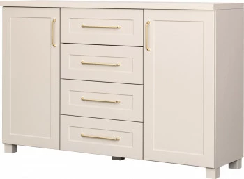 Komoda z drzwiczkami i 4 szufladami Hawana (kaszmir lakier mat/kaszmir)