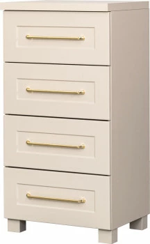 Komoda 50 z 4 szufladami Hawana (kaszmir lakier mat/kaszmir)