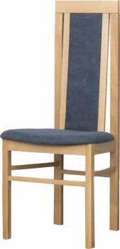 Krzesło KB (dąb Soma ciemny/diamentowy grafit) 