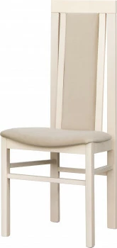 Krzesło KB (dąb Soma perłowy/plusz beż)